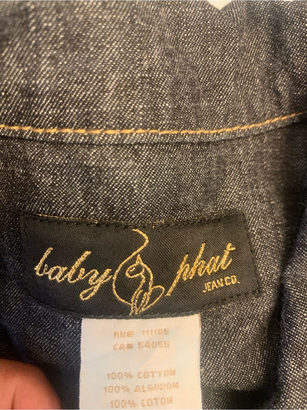 Y2K baby phat black denim jumpsuit - Picture 4 of 10